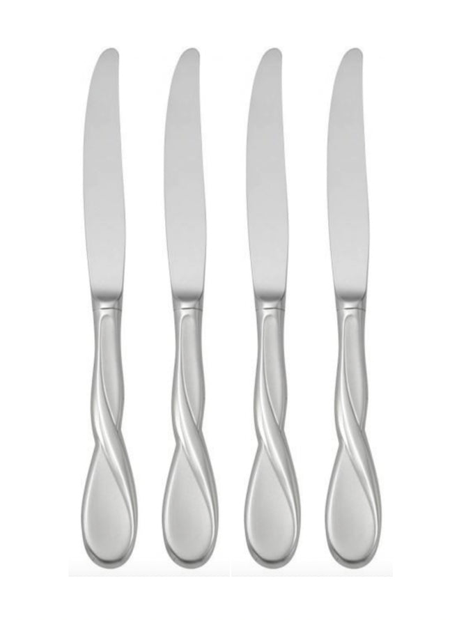 Oneida Satin Aquarius Set of 4 Dinner Knives