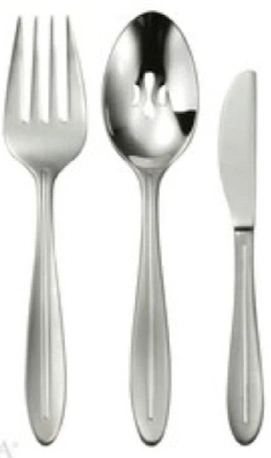 Oneida Stave 3 Piece Serving Set | Extra 30% Off Code FF30 | Finest Flatware